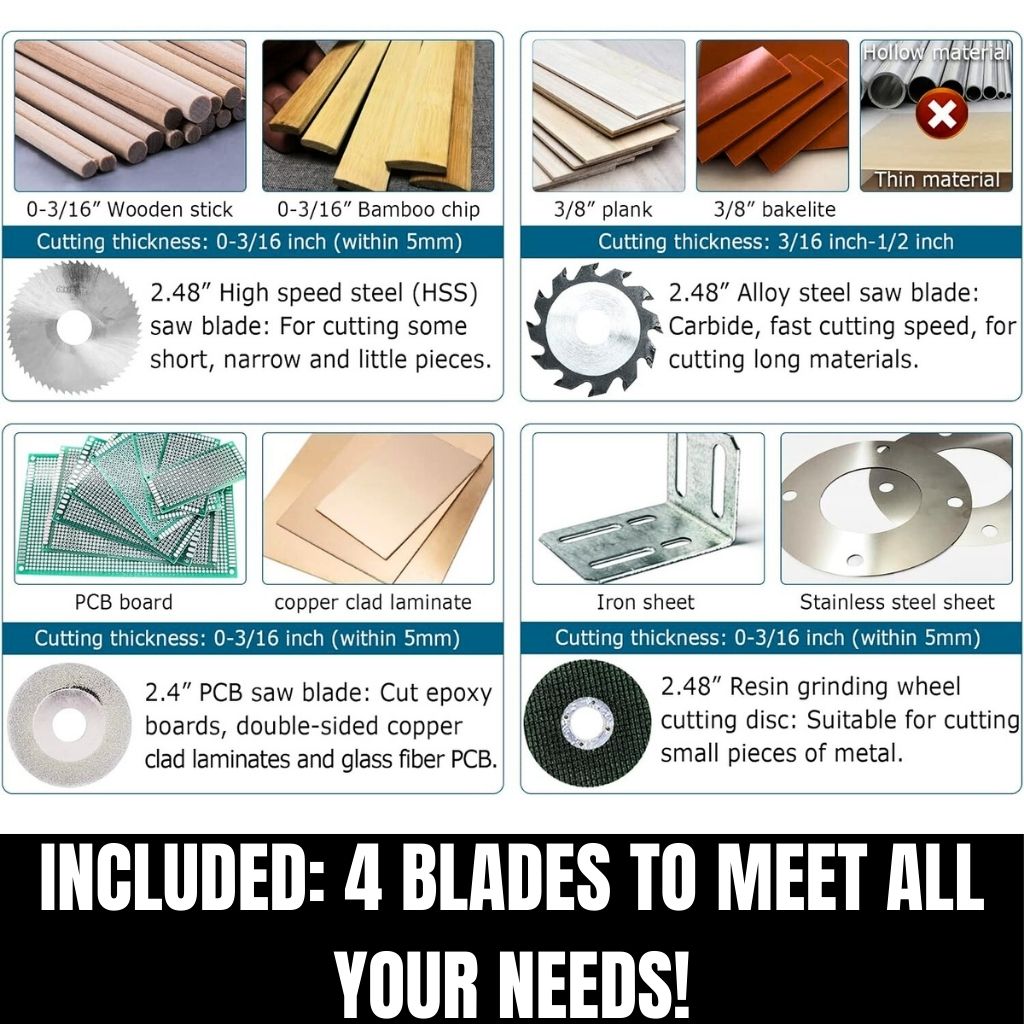 SANRICO Compact Table Saw for Crafting & DIY