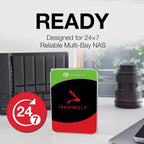 Seagate IronWolf 12TB NAS Internal Hard Drive HDD – 3.5 Inch SATA  (Refurbished)