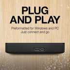Seagate Portable 2TB External Hard Drive HDD (Refurbished)