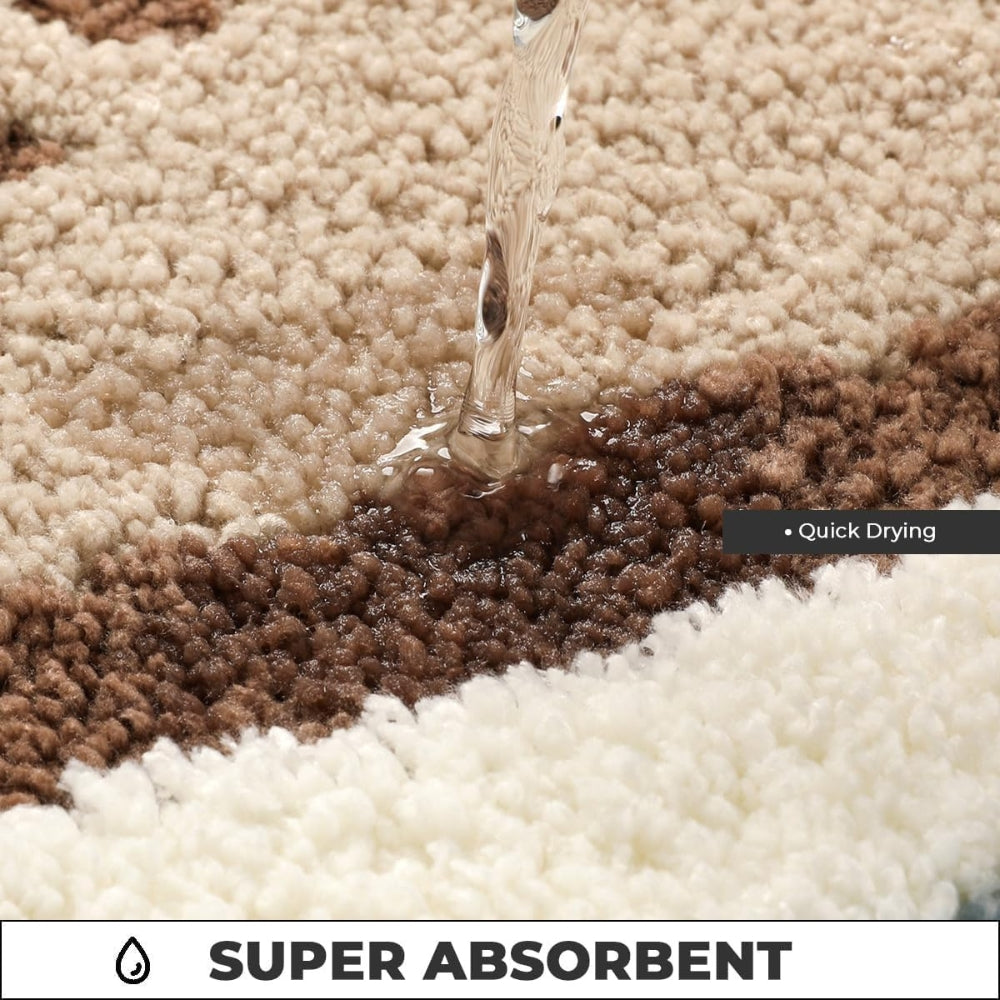 Beach Footprints Accent Bath Rug - 20"x31"