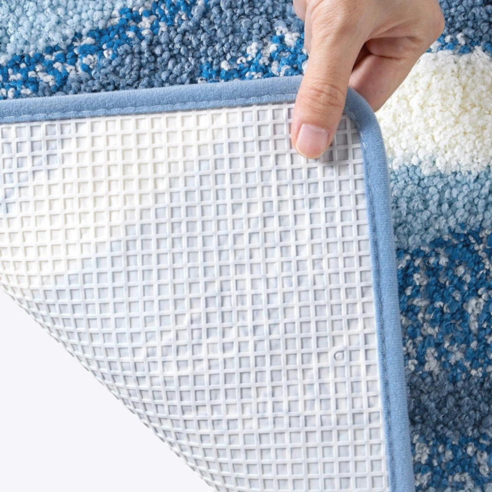 Beach Footprints Accent Bath Rug - 20"x31"