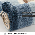 Beach Footprints Accent Bath Rug - 20"x31"