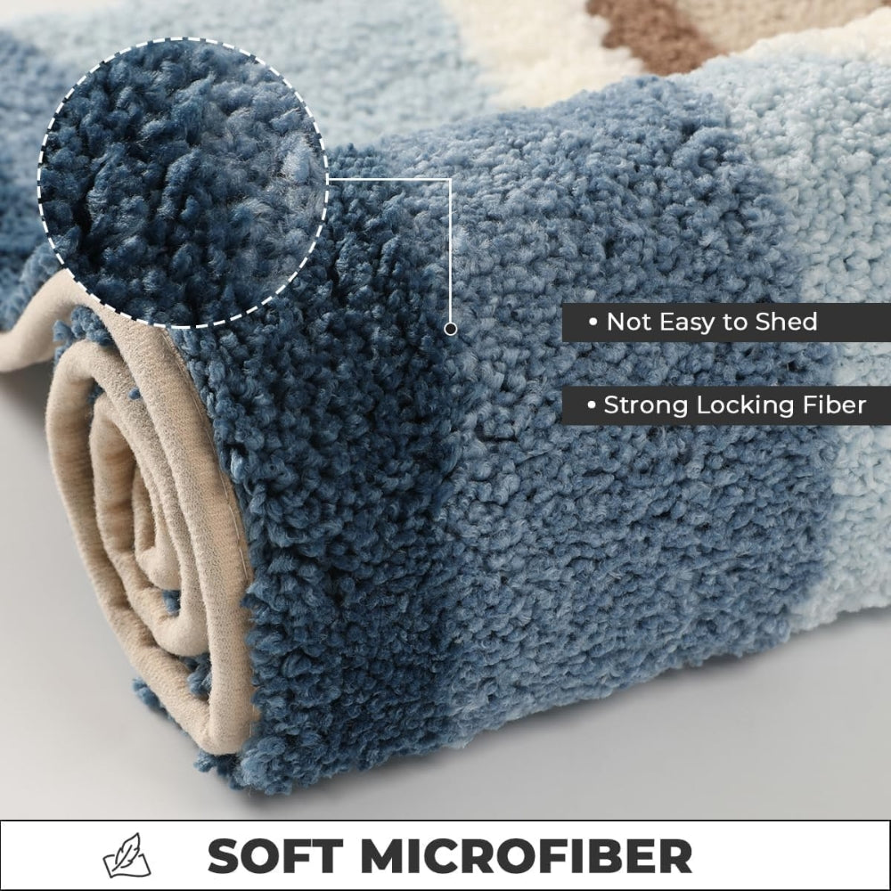 Beach Footprints Accent Bath Rug - 20"x31"