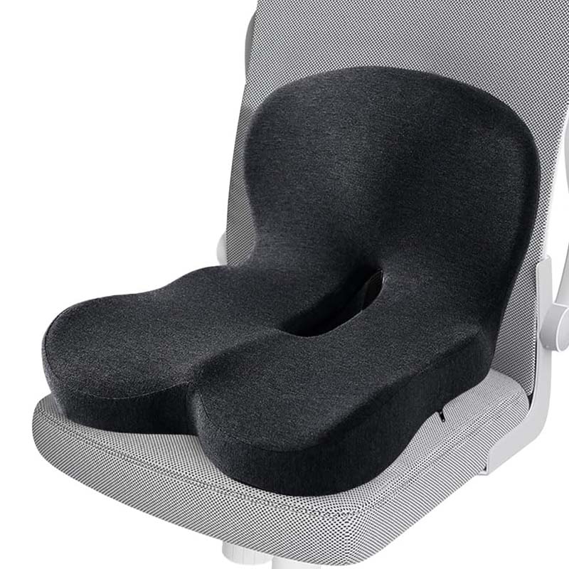 Ergonomic Seat Cushion: Memory Foam Comfort for Office & Car