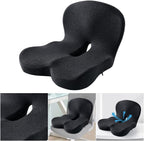 Ergonomic Seat Cushion: Memory Foam Comfort for Office & Car