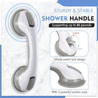 Durable Suction Bar | Enhanced Bathroom Stability