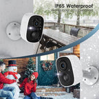 Security Camera Wireless Outdoor, 2-Way Talk Battery Powered Wi-Fi Camera  (Refurbished)