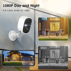 Security Camera Wireless Outdoor, 2-Way Talk Battery Powered Wi-Fi Camera  (Refurbished)