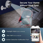 Security Camera Wireless Outdoor, 2-Way Talk Battery Powered Wi-Fi Camera  (Refurbished)