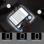 SEHKOMFORT – LED reading magnifier with 5x/10x zoom