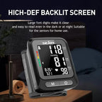 SEJOY Wrist Blood Pressure Monitor Automatic Digital Cuff Heart Rate BP Machine