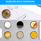 Self Stirring Coffee Mug with Lid Temperature Control 3 Heat Settings
