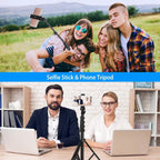 Selfie Stick Tripod Wireless Desktop Phone Tripod Stand