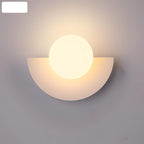 Minimalist Scandinavian Arc Sconce with Warm Glow