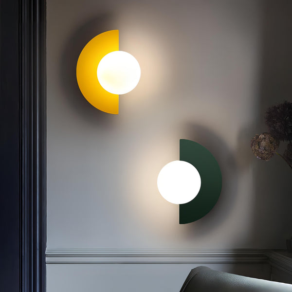 Minimalist Scandinavian Arc Sconce with Warm Glow