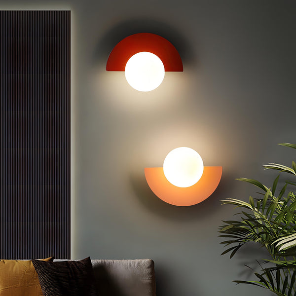 Minimalist Scandinavian Arc Sconce with Warm Glow