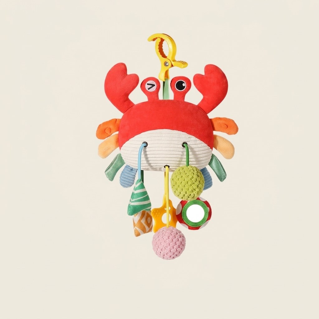 Sensory Baby Hanging Toy with Mirror