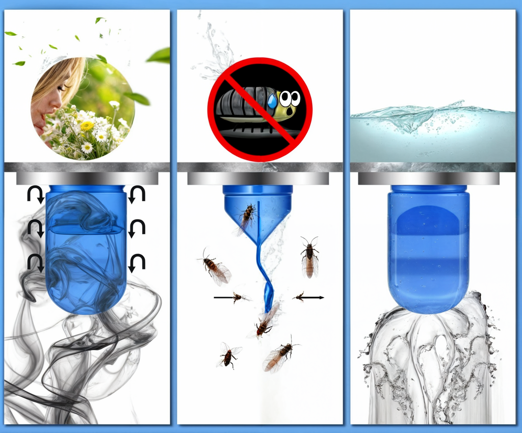 Odor Control Seal for Drains