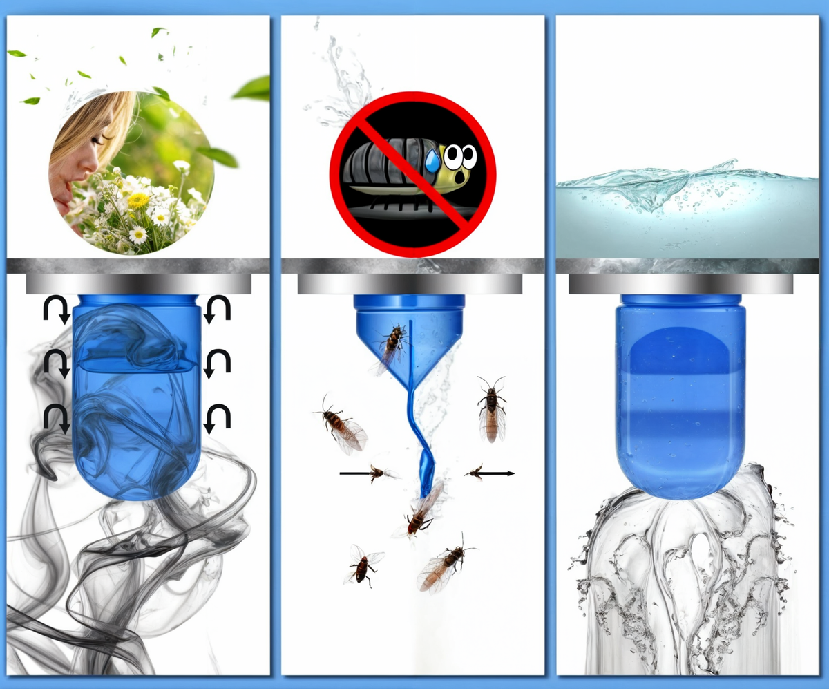 Odor Control Seal for Drains