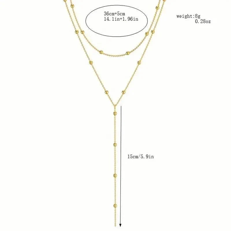 Sexy Tribal Style Iron Chain with Dangling Tassel Pendant