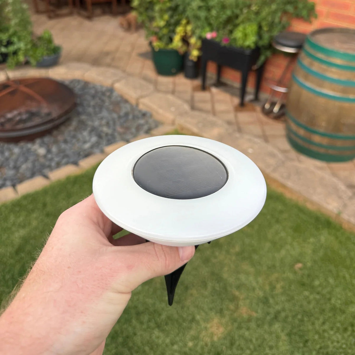 Solar-Powered Garden Ground Lights