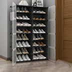 Shoe Rack Organizer with Transparent Doors