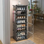 Shoe Rack Organizer with Transparent Doors