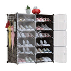 Shoe Rack Organizer with Transparent Doors