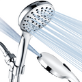 Handheld Shower Head, 9-Spray Showerhead with 69" Hose, Bracket