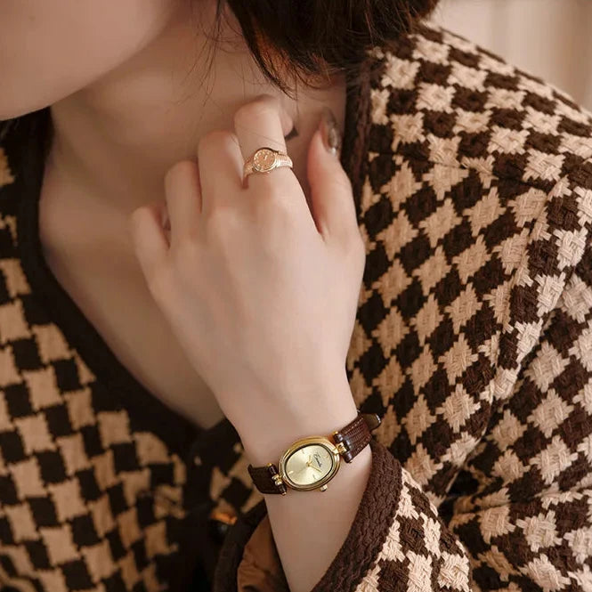 Sienna Gold Dial Quartz Watch