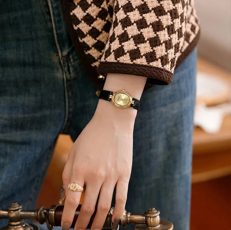 Sienna Gold Dial Quartz Watch