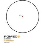 Sig Sauer Romeo5 1X20mm Tactical Hunting Shooting  (Refurbished)