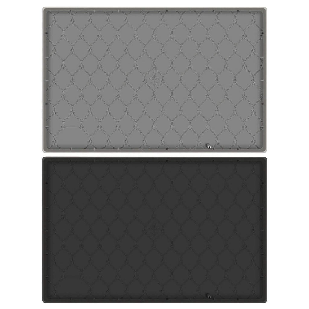 Silicone Under Sink Mat Liner with Drain Hole