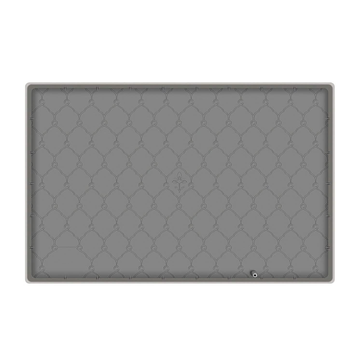 Silicone Under Sink Mat Liner with Drain Hole