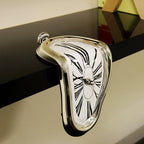 Melting Decorative Clock with Roman Numerals