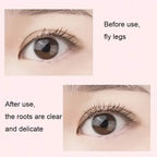 Single Foldable Steel Needle Eyelash Comb