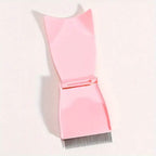 Single Foldable Steel Needle Eyelash Comb