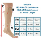 Zipper Compression Socks