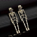 Skeleton Design Dangle Earrings