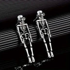 Skeleton Design Dangle Earrings