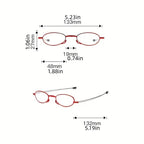 Sleek Folding Reading Glasses with Anti-Blue Light Protection