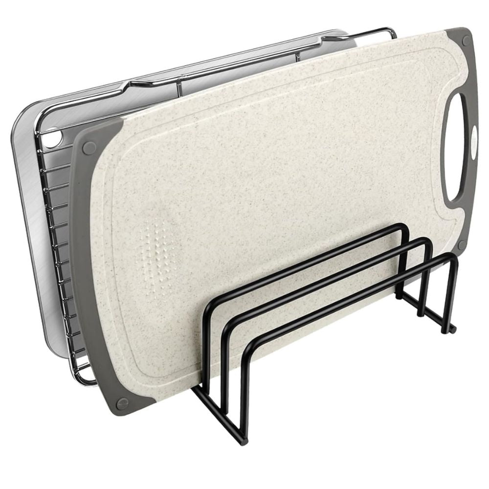 Board Storage Rack for Kitchen Countertops