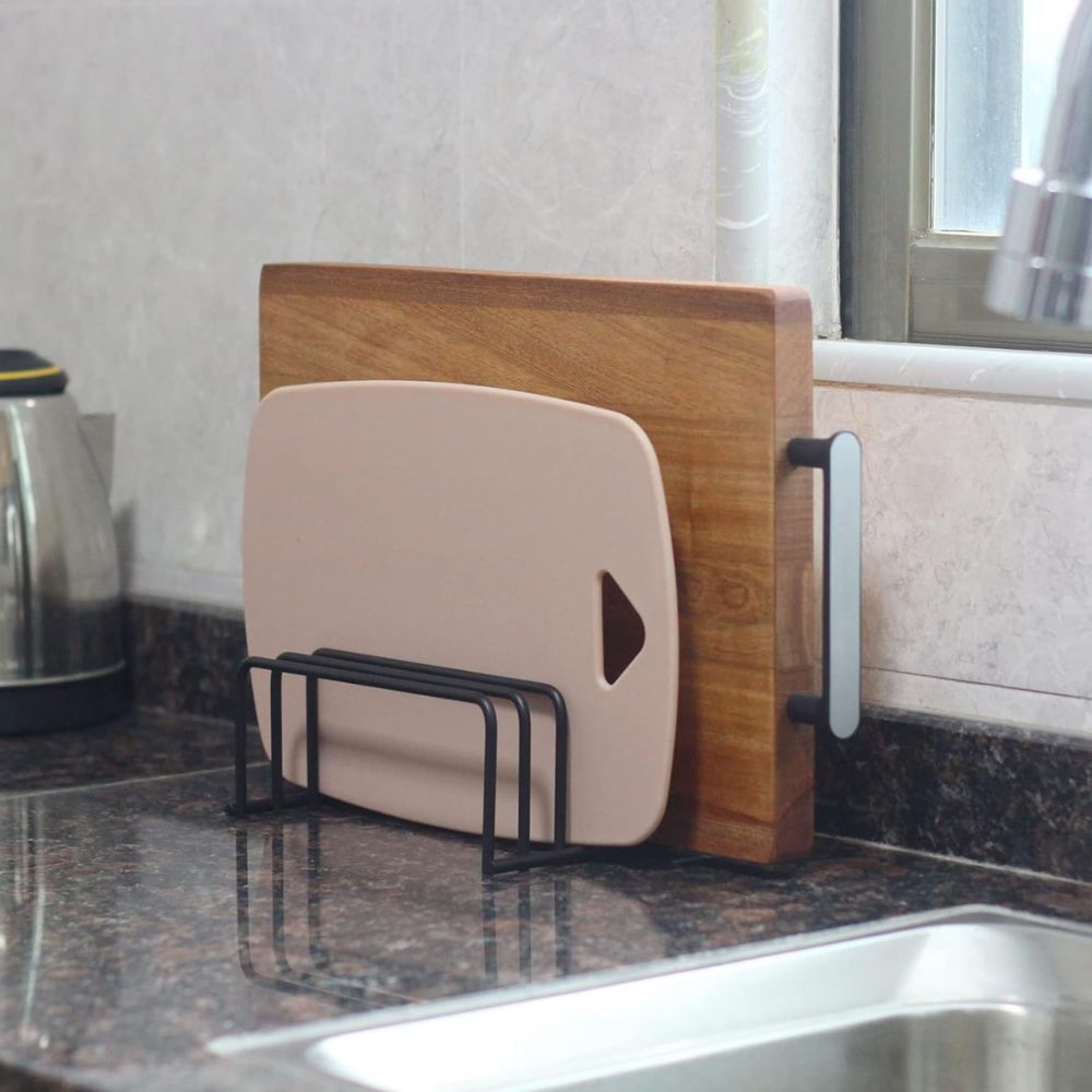 Board Storage Rack for Kitchen Countertops