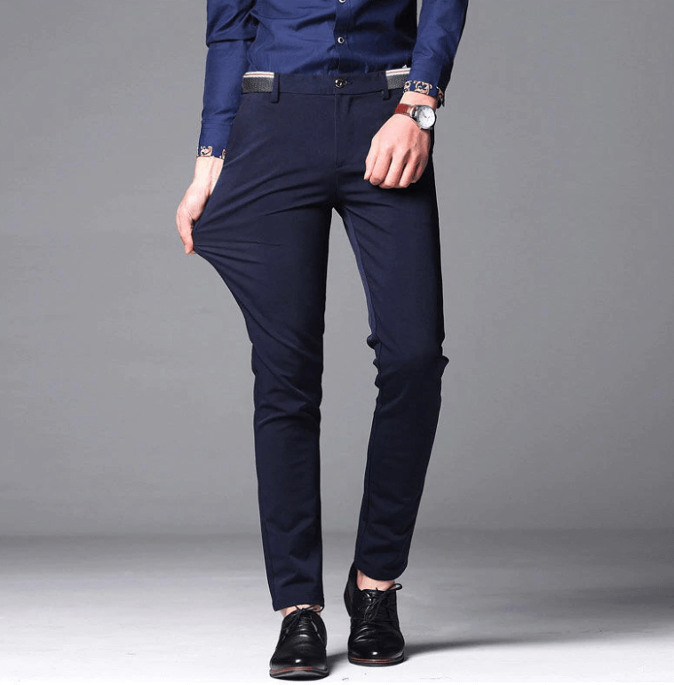 Slim Fit Stretch Formal Pants