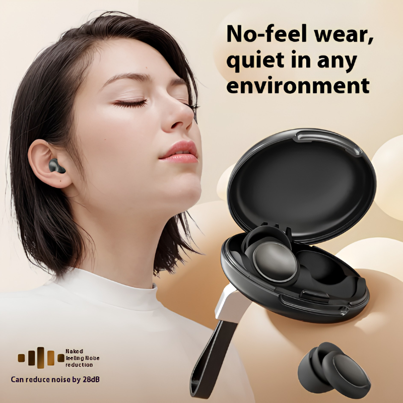 SlumberNest Sleep Ear Plugs With 33 dB Noise Reduction For All Night Comfort