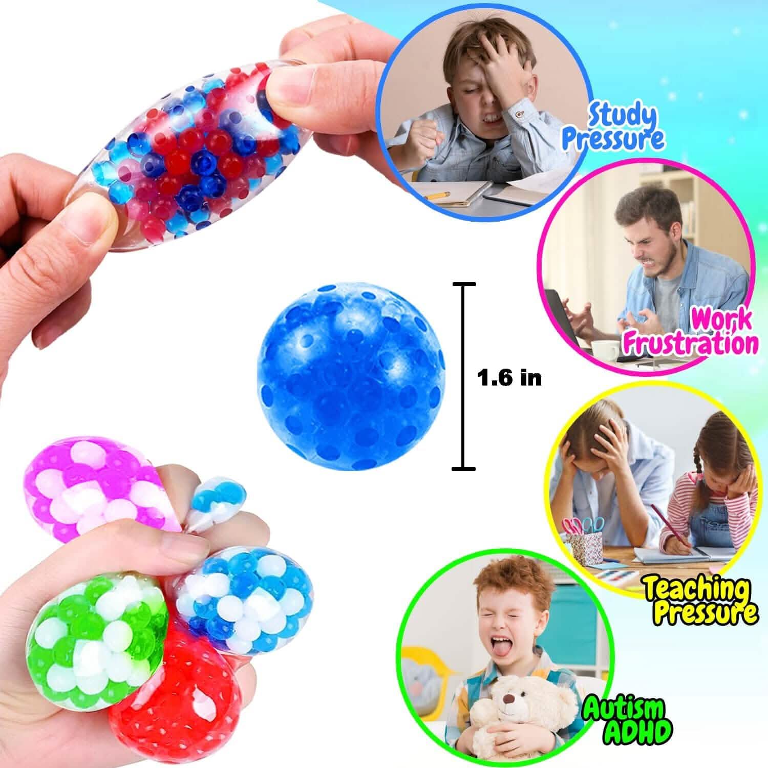 Small Sensory Balls for Adults Stress Relief