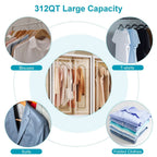 Small Wardrobe Closet with Magnetic Design
