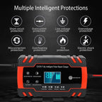 Smart Automatic Battery Charger with LCD Display