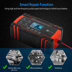Smart Automatic Battery Charger with LCD Display