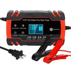 Smart Automatic Battery Charger with LCD Display
